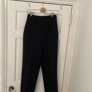 Zara Black High Waisted Trousers, Sz. S
